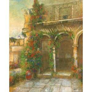  English Garden IV by Patrick. Size 21 inches width by 28 