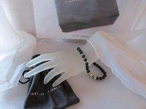David Yurman 6mm Black Onyx Spiritual Bead Bracelet  