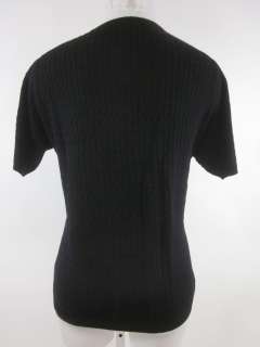 You are bidding on an EVELYN & ARTHUR Black Cable Knit Short Sleeve 