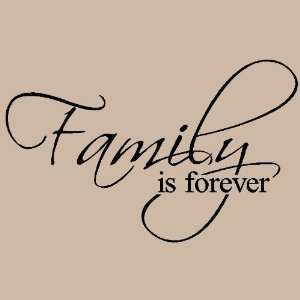  Family Is Forever vinyl lettering wall art saying home 