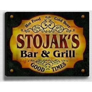  Stojaks Bar & Grill 14 x 11 Collectible Stretched 