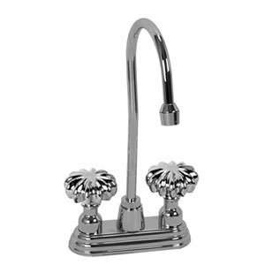   BAR 229CU CU Polished Copper Bathroom Sink Faucets 4 Centerset Bar