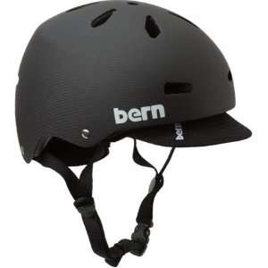  Bern Macon Carbon Fiber Helmet with Visor Sports 