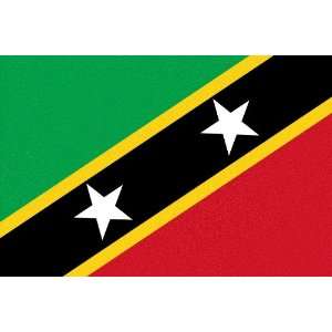  St Kitts And Nevis Flag Pack of 12 Gift Tags