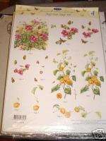 STEP BY STEP DECOUPAGE SHEETS   FLOWERS   JS0504  