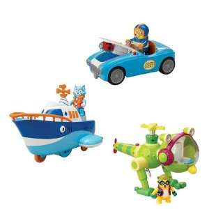   Special Agent Oso Race Car Whirly Bird Motor Boat Bundle Toys & Games