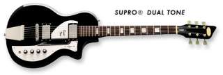SUPRO Dual Tone Vintage Re issue BLACK from EASTWOOD  