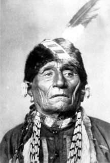 Photo ca 1899 Kansa Indian Chief Wa Shung A  
