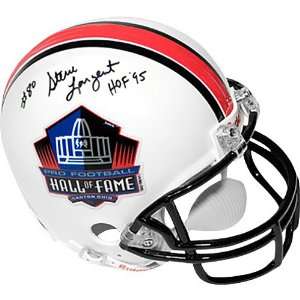  Pro Football Hall of Fame Steve Largent Signed Mini Helmet 