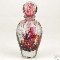 Jean Claude Novaro HAND BLOWN Glass Sculpture Vase Perfume Bottle 