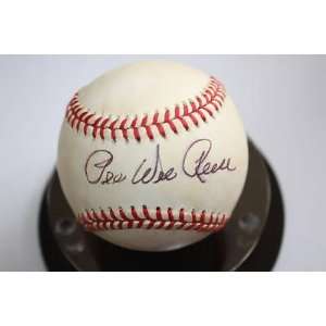  PEE WEE REESE Autograph ONL Baseball