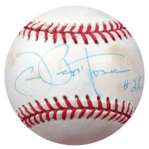  Joe Pepitone Autographed AL Baseball NY Yankees PSA/DNA 