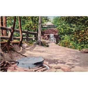   Postcard   Wishing Well   Starved Rock State Park   Utica Illinois