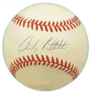 Andy Pettitte Autographed Baseball 