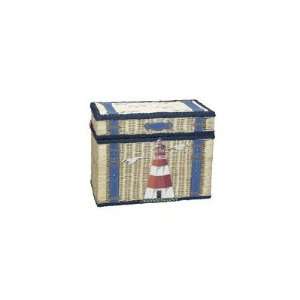  Steamer Trunk with Lighthouse Motif Toys & Games