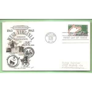  Postage US FDC1963 West Virginia Statehood 1863 