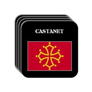  Midi Pyrenees   CASTANET Set of 4 Mini Mousepad Coasters 