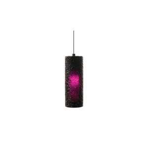  Mini Rock Candy Cylinder One Light Pendant in Bronze Shade 