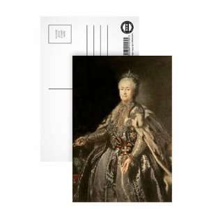 Catherine the Great, 1793 by Johann Baptist I Lampi   Postcard (Pack 