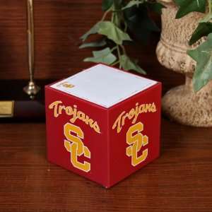  USC Trojans 800 Page Note Cube Holder