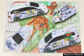 New 1/10 Japanese Cartoon Self Adhesive RC Car Decal  