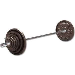   Barbell 300 lbs. Olympic Style Standard Weight Set