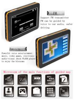inch portable car GPS navigation device E Road route upgrade Free 
