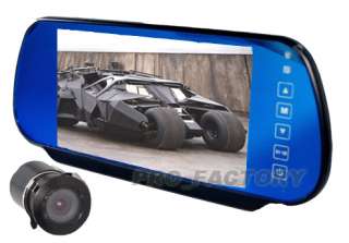 Car Backup Rear View Mirror built in 7 LCD w/ Camera.  