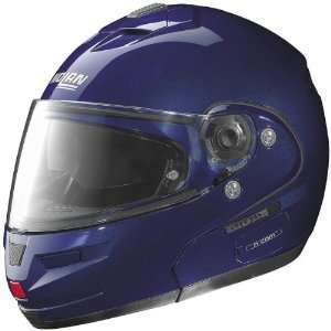  Solid N103 N Com Road Race Motorcycle Helmet   Cayman Blue / Small