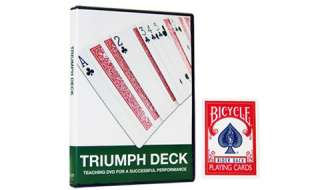 Triumph Deck   Card magic trick (bicycle)   VIDEO DEMO  