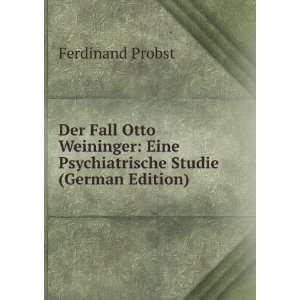   Studie (German Edition) (9785877578241) Ferdinand Probst Books