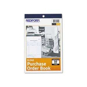 Purchase Order Book, 5 1/2 x 7 7/8 Bottom Punch, Three Part Carbonless