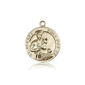  14kt Gold St. Gerard Medal Jewelry