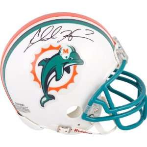  Chad Henne Autographed Mini Helmet  Details Miami 