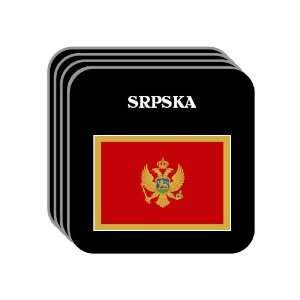  Montenegro   SRPSKA Set of 4 Mini Mousepad Coasters 