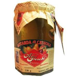 Fieschi Spicy Cedro Citron Fruit Mostarda 380 gram jar  