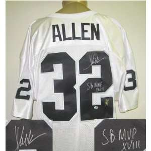  Signed Marcus Allen Uniform   White Wilson Sports 
