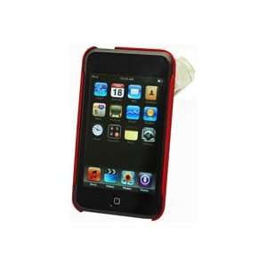 com Cellet Apple iPod touch Red Rubberized Coated Shield Cell Phones 