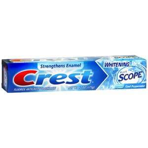  Special Pack of 5 CREST PLUS SCOPE PEPPERMINT 6.2 oz 