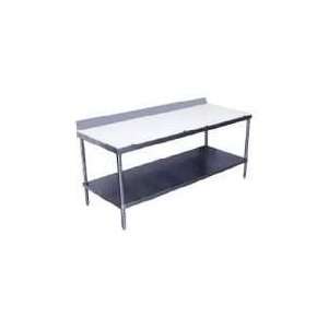  Advance Tabco SPS 304 Poly Top Work Table 30 x 48 with 