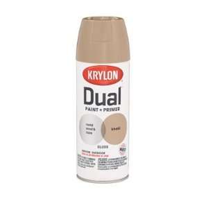 Krylon K08811000 Dual Paint And Primer One Spraypaint Gloss Khaki 12 