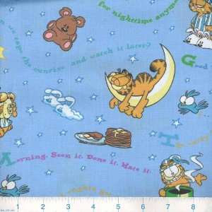   Wide Garfield Morning Cup Fabric By The Yard Arts, Crafts & Sewing