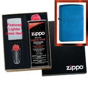  Cerulean Zippo Lighter Gift Set