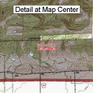   Map   Shawneetown, Illinois (Folded/Waterproof)