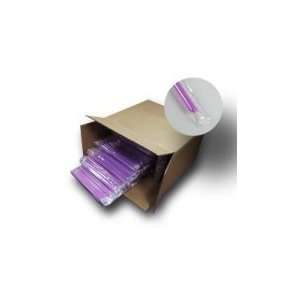 Karat 7.75 Medium Purple Wrapped Diagonal Cut Straws   100pcs/10pks 