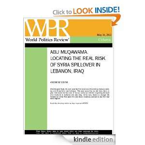Locating the Real Risk of Syria Spillover in Lebanon, Iraq (Abu 