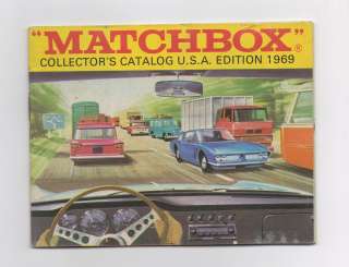 MATCHBOX DIECAST CARS & TOYS 1969 CATALOGUE CATALOG  