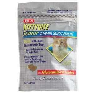  Senior Cat Kittyvite Vitamin Treat 3 oz   784974 Patio 