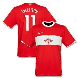 2011 Spartak Moscow Home Jersey   Unsponsored + Welliton 11 (Fan Style 
