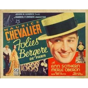   Movie 11x17 Maurice Chevalier Merle Oberon Ann Sothern